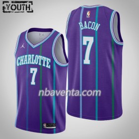 Camiseta Niños Charlotte Hornets Dwayne Bacon 7 2019-20 Jordan Brand Hardwood Classics Swingman